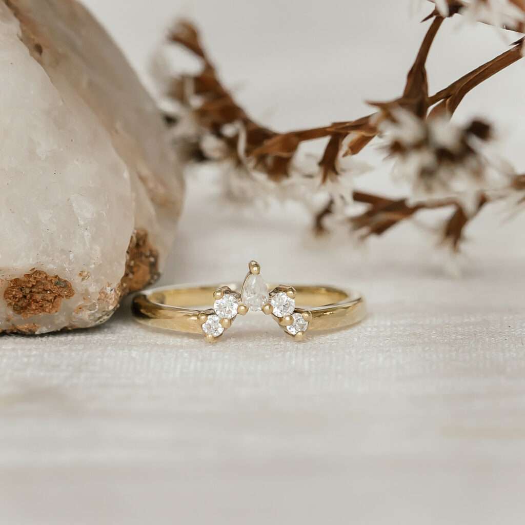 Arched Wedding Band